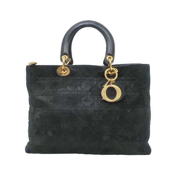 1 Christian Dior Handbag Suede Black