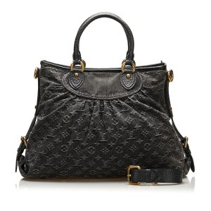 1 Copy Louis Vuitton Shoulder Handbag Monogram Eclipse Black