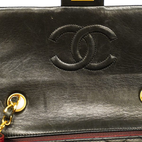 10 Chanel Mini Matelasse Single Chain Lambskin Black