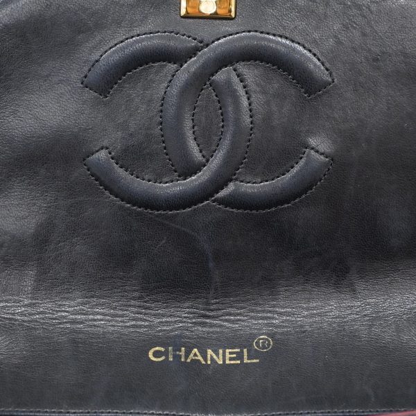 10 Chanel Shoulder Bag Matelasse Chain Lambskin Black