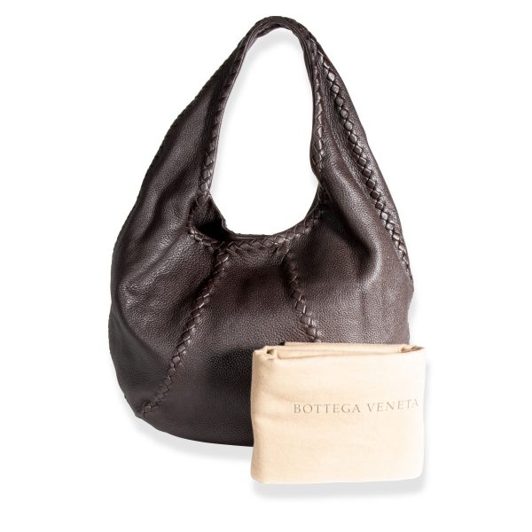 105813 box c0198bec ae23 4f7d aa47 72f4a705989c Bottega Veneta Brown Leather Cervo Large Hobo Bag