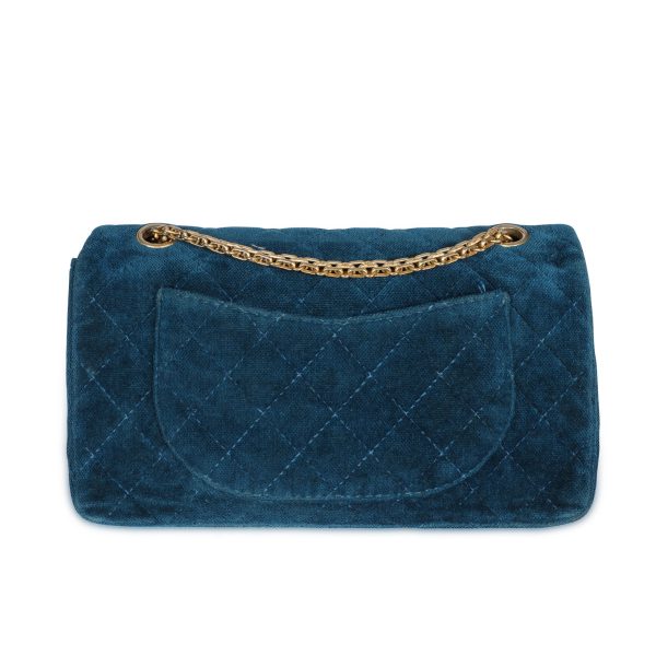 107240 pv a1f94880 54ab 4417 86bc 41a7ac5ba313 Chanel Blue Velvet Quilted 255 Reissue 225 Bag