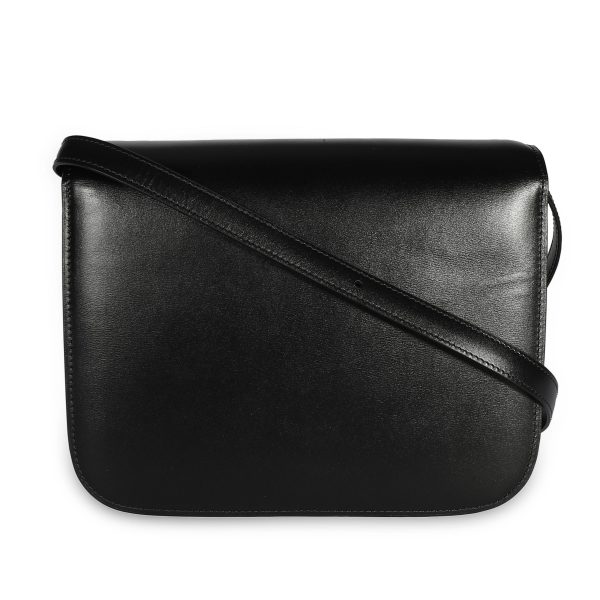 107940 pv Celine Black Smooth Calfskin Classic Box Bag