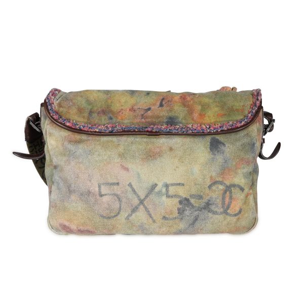 108640 pv 12d8815a 955f 4eaf 93e8 2de2bdfb37ee Chanel Multicolor On the Pavements Graffiti Canvas Large Messenger Bag