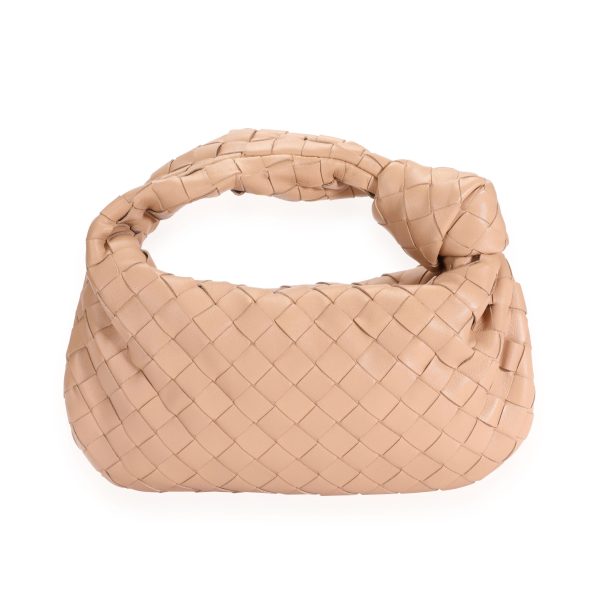 110120 fv Bottega Veneta Cipria Intrecciato Leather Mini Jodie Bag