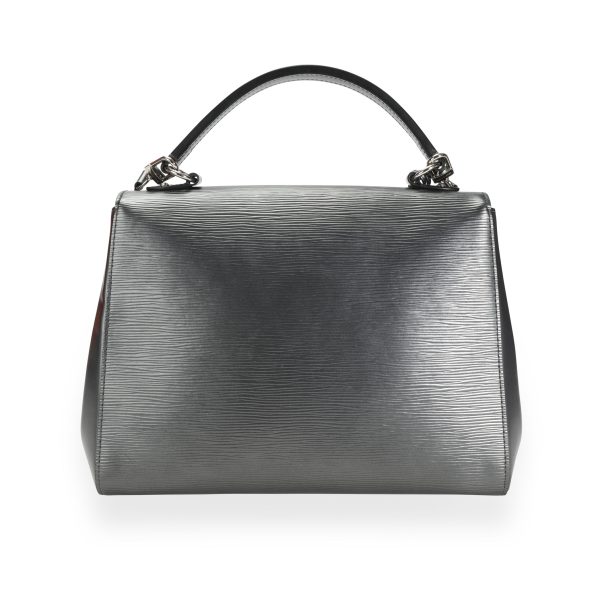 110276 pv Louis Vuitton Anthracite Nacre Epi Leather Cluny MM