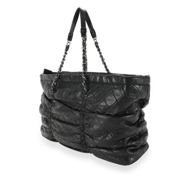 111183 sv 3c694268 d622 4523 a914 858496cf91da Chanel Black Quilted Lambskin Sharpei Medium East West Tote