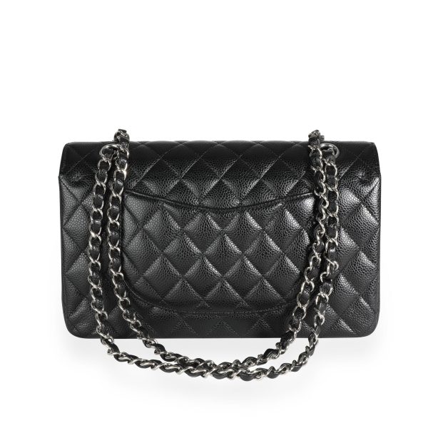 111300 pv Chanel Black Caviar Quilted Medium Classic Double Flap Bag