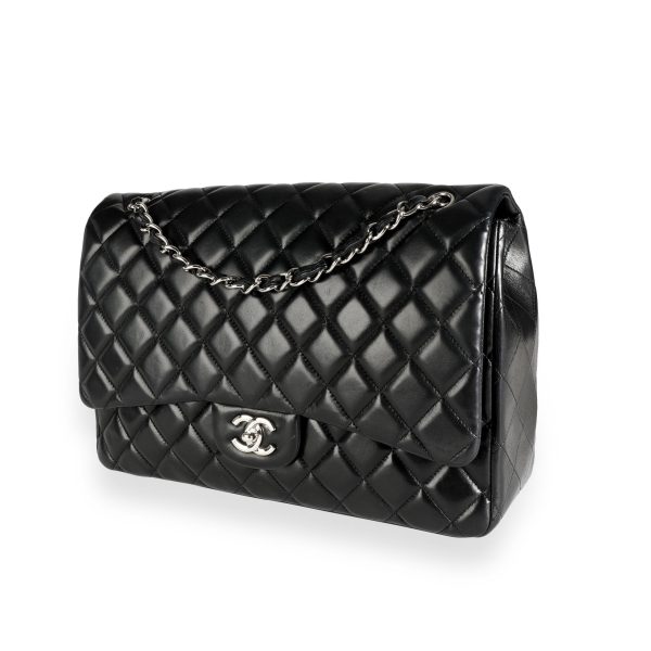 111497 sv 6cfd80ea 1bed 46e6 9fa0 791686c903ca Chanel Black Quilted Maxi Classic Single Flap Bag