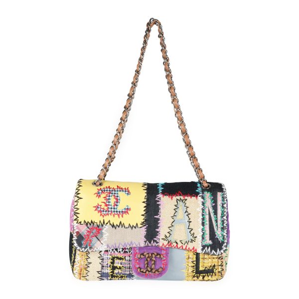 111881 bv Chanel Limited Edition Multicolor Patchwork Jumbo Single Flap Bag