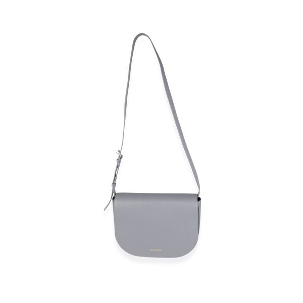 114687 bv Balenciaga Gray Textured Leather Small Ville Day Bag