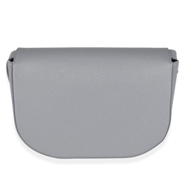 114687 pv Balenciaga Gray Textured Leather Small Ville Day Bag