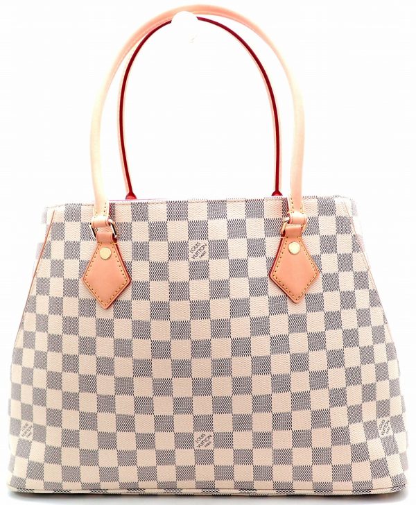 11471095 Louis Vuitton Damier Azur Calvi Tote Shoulder Bag Grenade