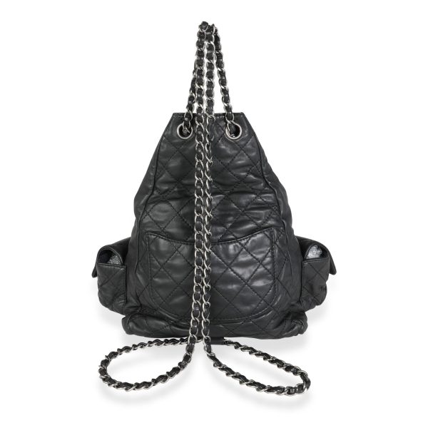 115039 pv Chanel Black Calfskin Backpack is Back