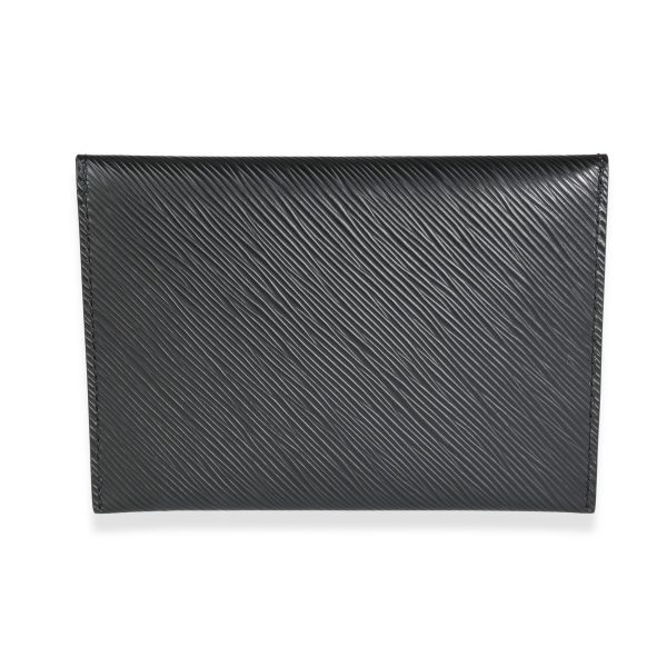 115148 pv Louis Vuitton Black Epi Leather Invitation Envelope Clutch