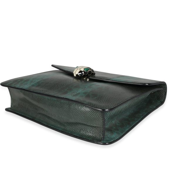 115333 box 4376134c 17da 4d6e 8805 c6cb53a244f8 Bvlgari Emerald Karung Serpenti Forever Shoulder Bag