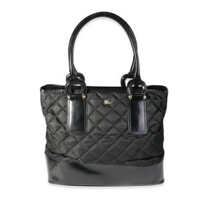 115975 fv d6476df4 6c16 4f3d 8571 b24de608018d Gucci Tote Bag GG Canvas Patent Leather Black