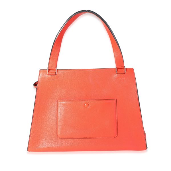 116100 pv b4f8c56c 47f9 4275 8394 26b4506a4ae3 Celine Orange Calfskin Medium Edge Bag