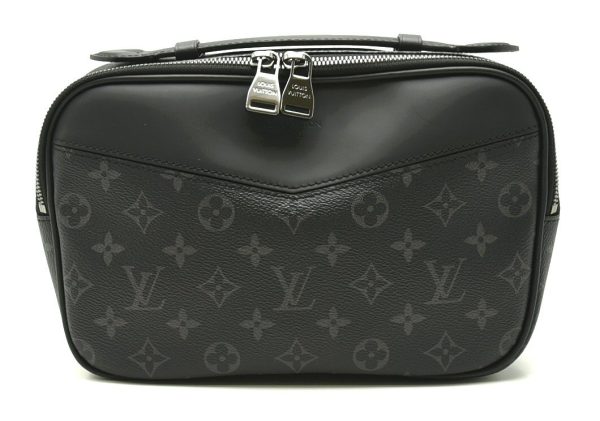 11621077 Louis Vuitton Monogram Eclipse Bum Body Bag Waist Pouch Clutch Bag