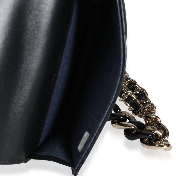 116594 av 3b057353 fd6b 4f87 b8d2 345ee2e38430 Chanel Black Quilted Lambskin Elegant Chain Mini Belt Bag