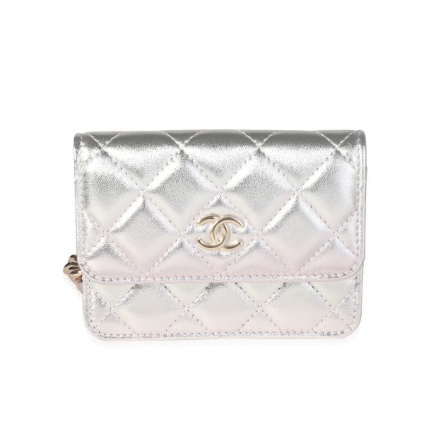 116597 fv 7c6a7fb5 1f9e 44e9 b2b3 faae0c2a9fce Chanel Metallic Ombre Quilted Lambskin Belt Bag