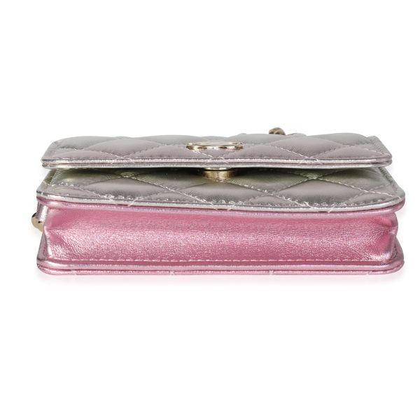 116597 stamp 6c60046b 606d 4e23 ad16 3cc2925fdedd Chanel Metallic Ombre Quilted Lambskin Belt Bag