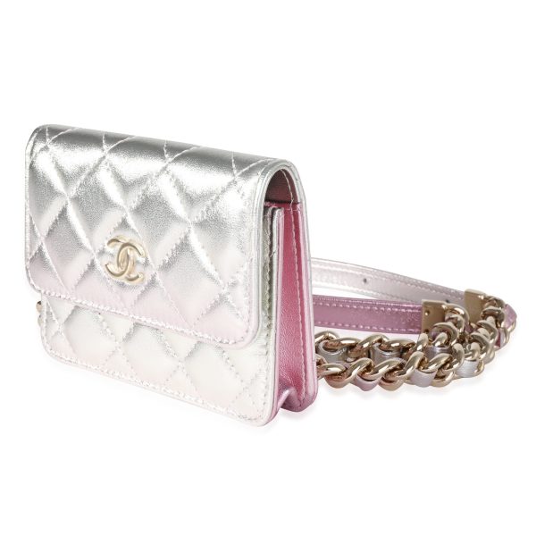 116597 sv 18970e10 03c1 4cbd 8c3e ba22a94ea46c Chanel Metallic Ombre Quilted Lambskin Belt Bag