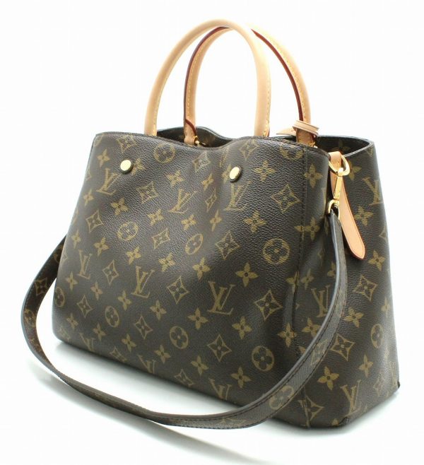 11700558 1 Louis Vuitton Monogram Montaigne MM Handbag 2way One Shoulder Bag