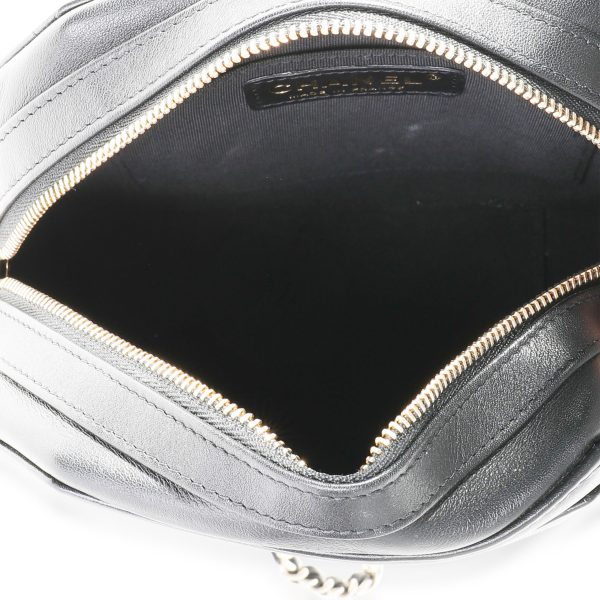 117440 ad1 Chanel Black Lambskin Octagon Camera Bag