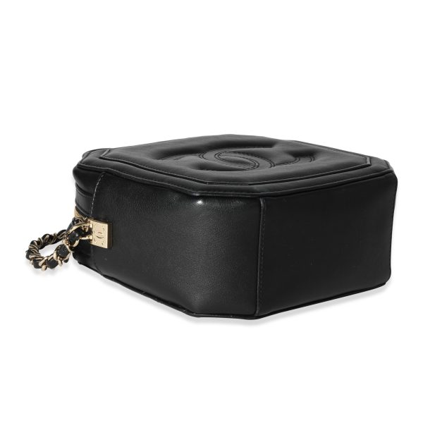 117440 clasp Chanel Black Lambskin Octagon Camera Bag