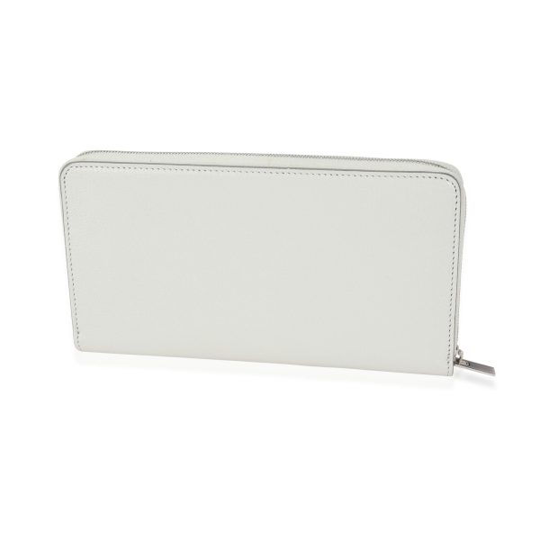 117512 pv Celine Cement Leather Large Zip Around Wallet