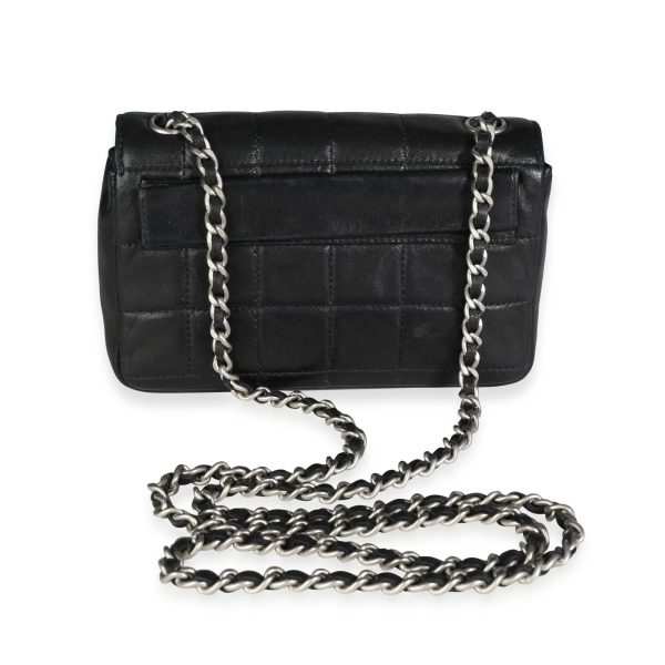 117629 pv 136f06c4 c6c2 4b78 ae42 566ac619fba1 Chanel Black Chocolate Bar Lambskin Mini Convertible Flap Bag