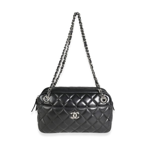 117640 fv 58b32c06 af1e 430f 8161 dc97fdb4e63a Chanel Black Quilted Lambskin Classic Camera Case