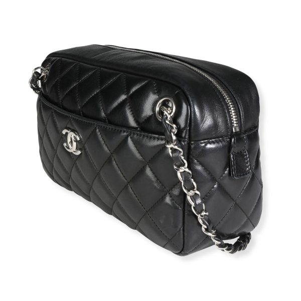 117640 sv 8954279f f9e6 4e18 ad2d f69927cbded7 Chanel Black Quilted Lambskin Classic Camera Case