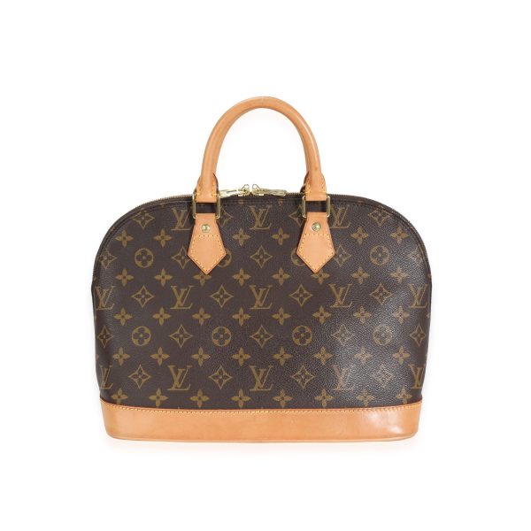 118068 fv Louis Vuitton Brown Monogram Canvas Alma PM