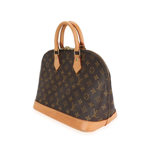 118068 sv Louis Vuitton Brown Monogram Canvas Alma PM