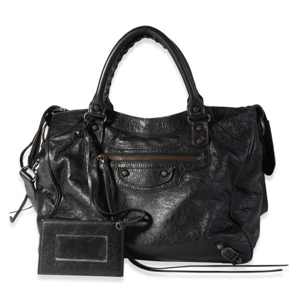 118104 fv 941b0286 727f 439b 8fc6 76e0cd09132b Balenciaga Black Leather Classic Velo Bag