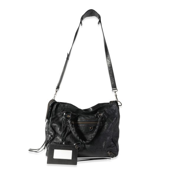 118104 stamp 2bc081e9 44f2 4c30 b5f1 ae3fe2d95cd5 Balenciaga Black Leather Classic Velo Bag