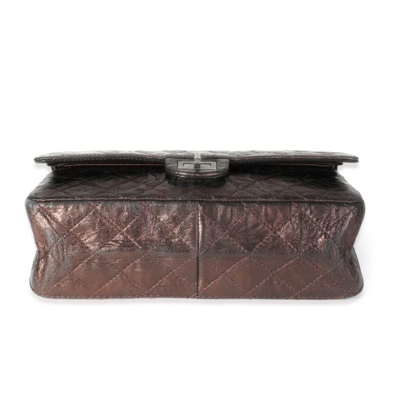 118159 stamp Chanel Bronze Metallic Quilted 255 Reissue 226 Bag