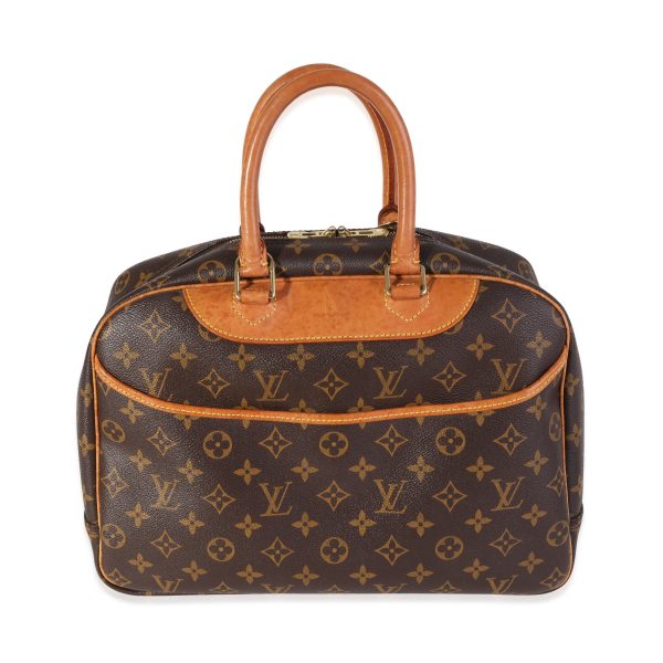 118209 fv 6357e2e1 1cc6 4f12 96ec 618ca7d47745 Louis Vuitton Brown Monogram Canvas Deauville Bag