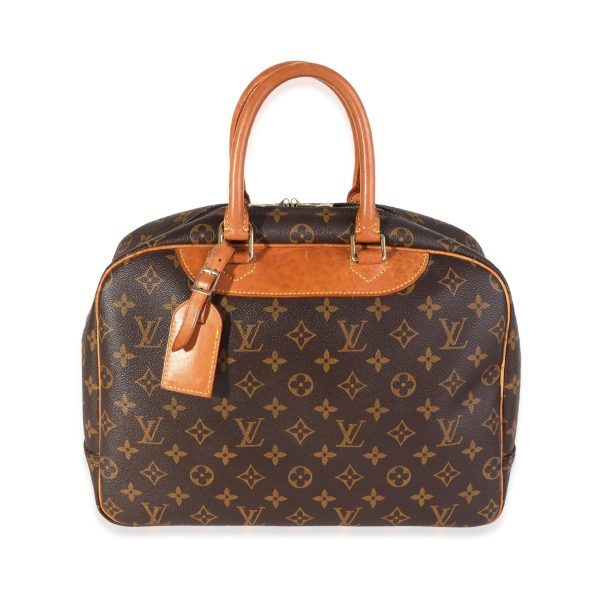 118209 pv 30cb22e6 deb8 4c2f b520 8d0bfe374caf Louis Vuitton Brown Monogram Canvas Deauville Bag