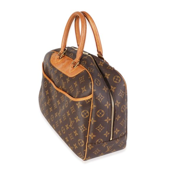 118209 sv cfb8dce1 e310 499d 979b 3c3a5dbe3c33 Louis Vuitton Brown Monogram Canvas Deauville Bag