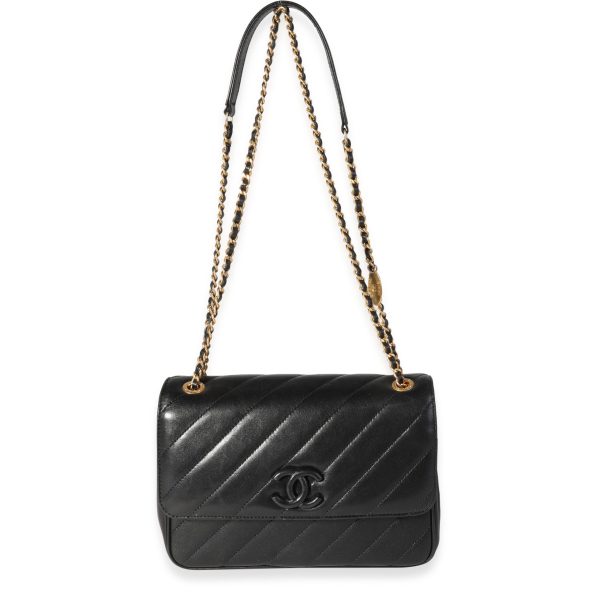 118342 bv 9bc37b87 053b 4ed2 844f 7725555e96c9 Chanel Black Quilted Calfskin Coco Vintage Flap Bag