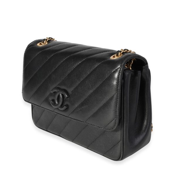 118342 sv 10d1056e b0a4 40d9 bf44 674a98d9ac9f Chanel Black Quilted Calfskin Coco Vintage Flap Bag