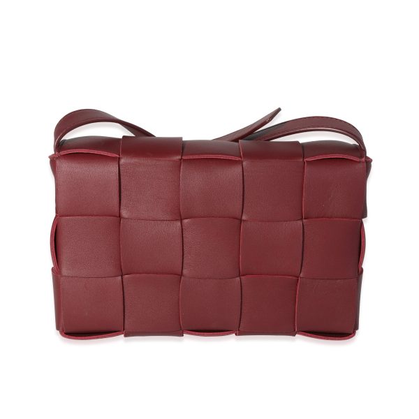 118347 fv 884a380d 4c0c 48f8 8d27 6eafcd138858 Bottega Veneta Bordeaux Intrecciato Lambskin Cassette Bag