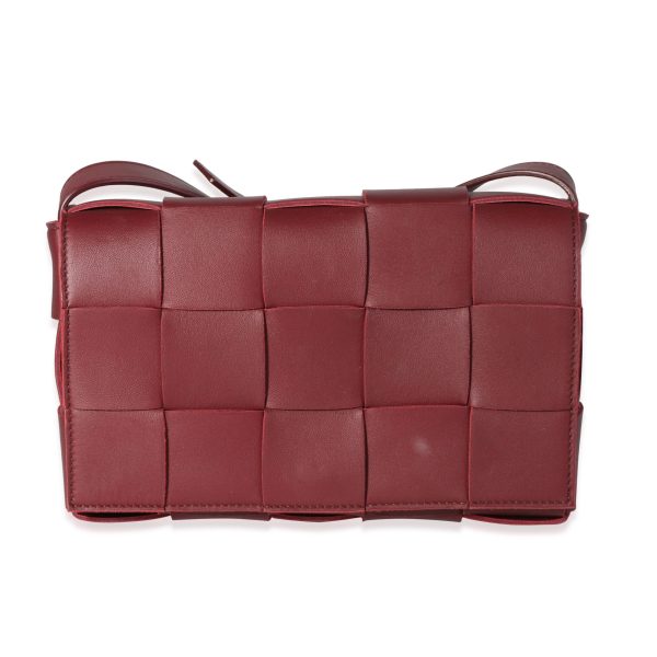 118347 pv 16baeacf afd9 4e6f b8e6 72d3c09ed3e0 Bottega Veneta Bordeaux Intrecciato Lambskin Cassette Bag