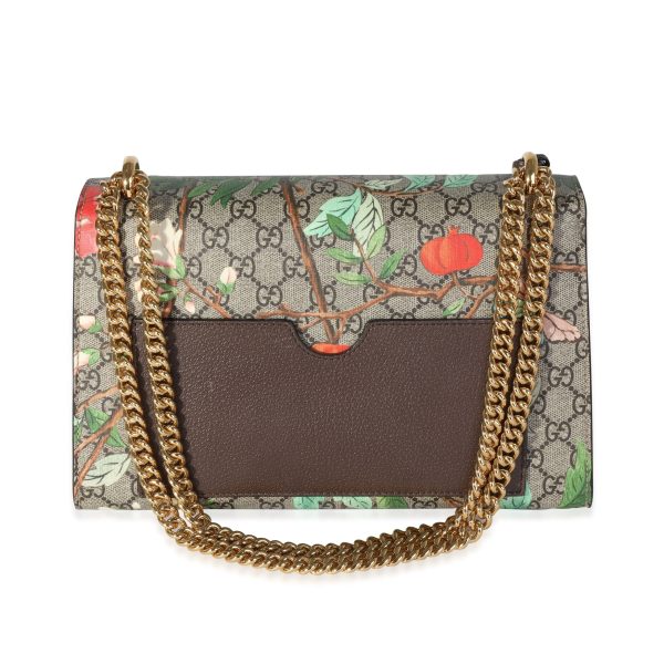 118620 pv 4347110c afa8 4521 81ca 3a9bc7d1c12c Gucci Beige Multicolore Coated Canvas Tian Padlock Medium Shoulder Bag