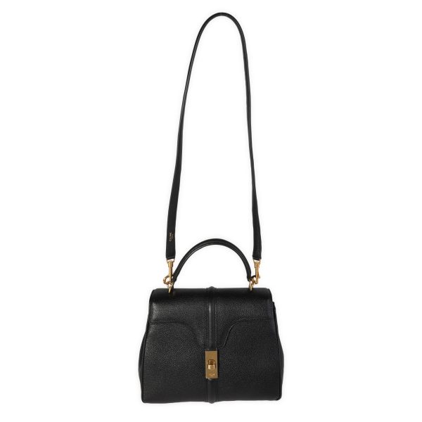 118912 bv Celine Black Grained Calfskin 16 Bag