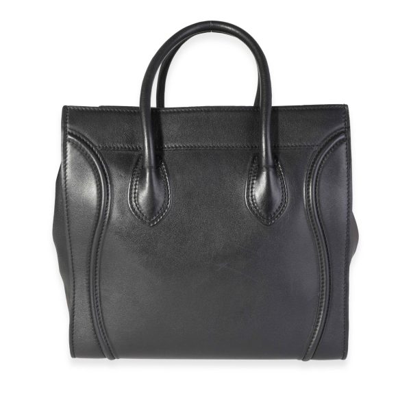 119079 pv Celine Black Smooth Calfskin Phantom Luggage Tote