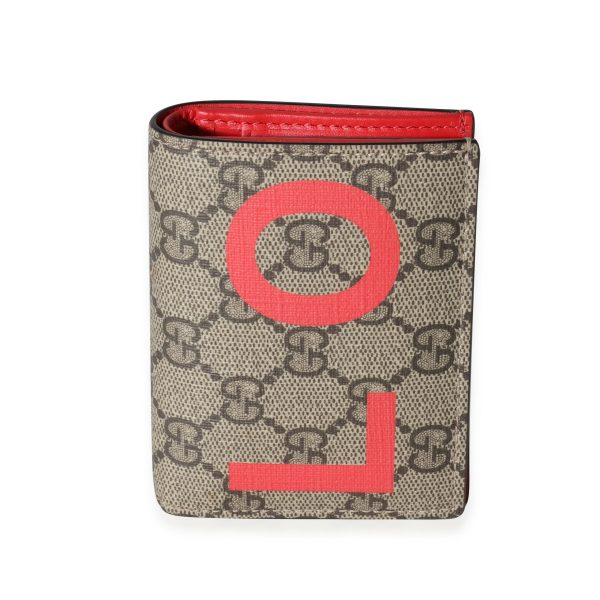 119085 fv Gucci GG Supreme Valentines Day Card Holder